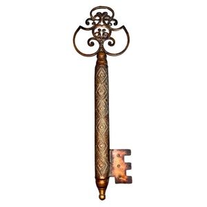 Chopper Metal Large Key 30” Wall Decoration Vintage Look